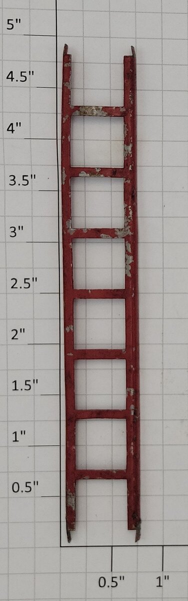 American Flyer 200-5 Red 7-Rung Ladder