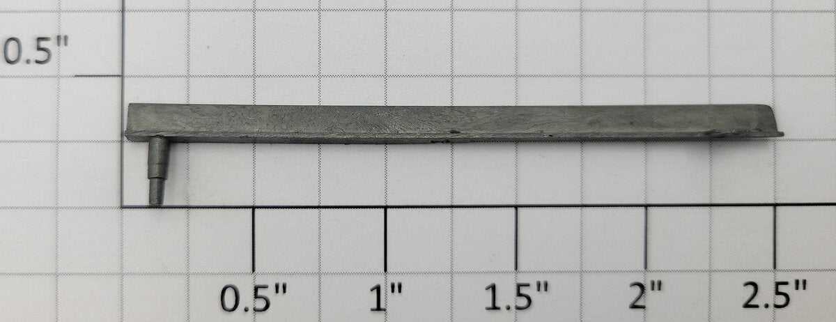 S-Helper 659-15-04 Zinc Right Curve Point Rail