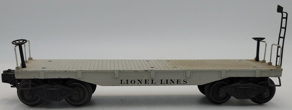 Lionel 2419-2 Cast Gray Wrecker Caboose Frame w/ Operating Coupler & Plain Truck