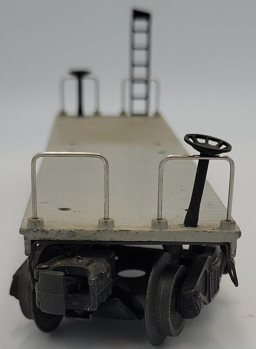 Lionel 2419-2 Cast Gray Wrecker Caboose Frame w/ Operating Coupler & Plain Truck