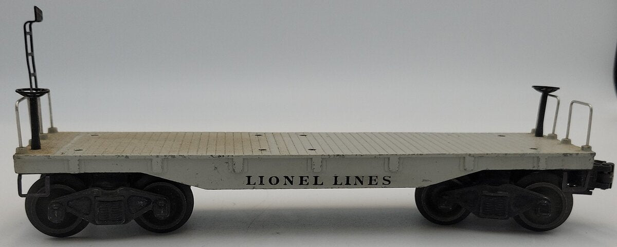 Lionel 2419-2 Cast Gray Wrecker Caboose Frame w/ Operating Coupler & Plain Truck