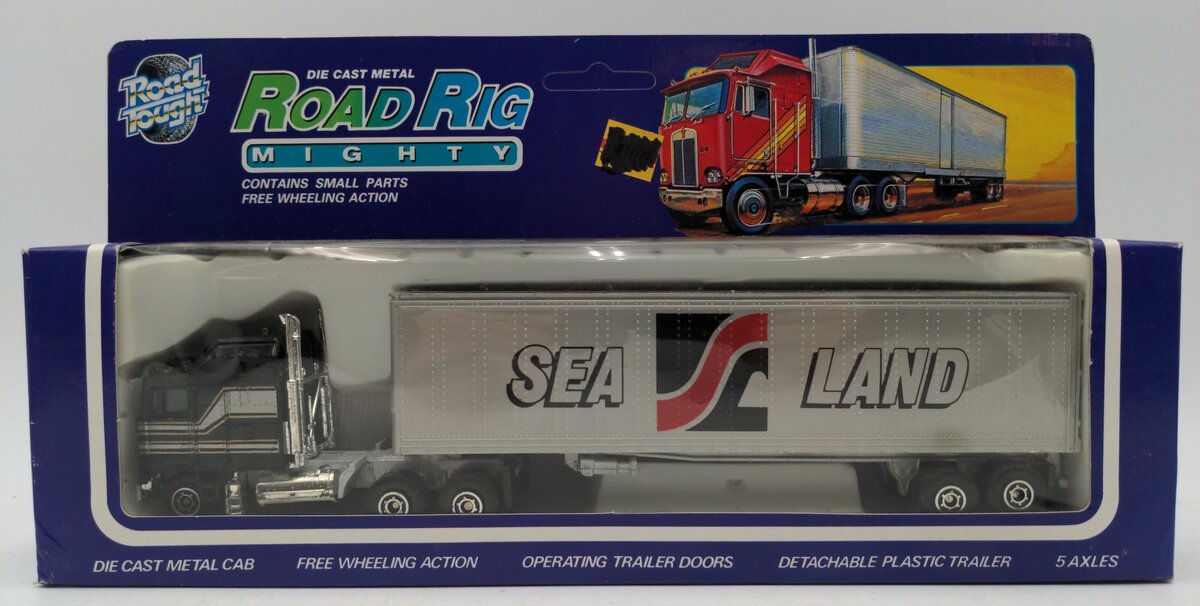 Road Tough 8201-4  1/64 Kenworth COE Sea Land Tractor Trailer