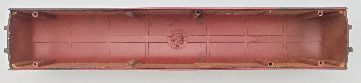American Flyer PA10089X Red Baggage Car Railway Express Shell #951 - Damaged