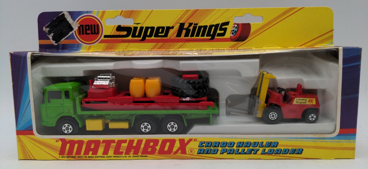 Matchbox K-20 Cargo Hauler And Pallet Loader