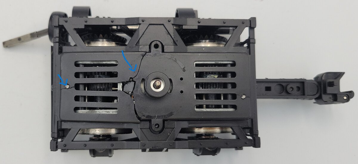 Bachmann 88999-10 G Scale Shay Power Truck w/ Operating Coupler - Damaged