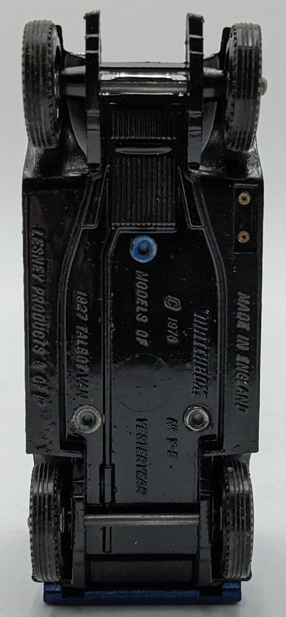 Matchbox Y-5 Model Of Yesteryear Chocolat Menier 1927 Talbot Van
