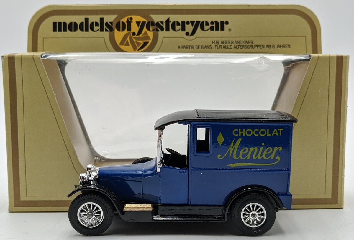 Matchbox Y-5 Model Of Yesteryear Chocolat Menier 1927 Talbot Van
