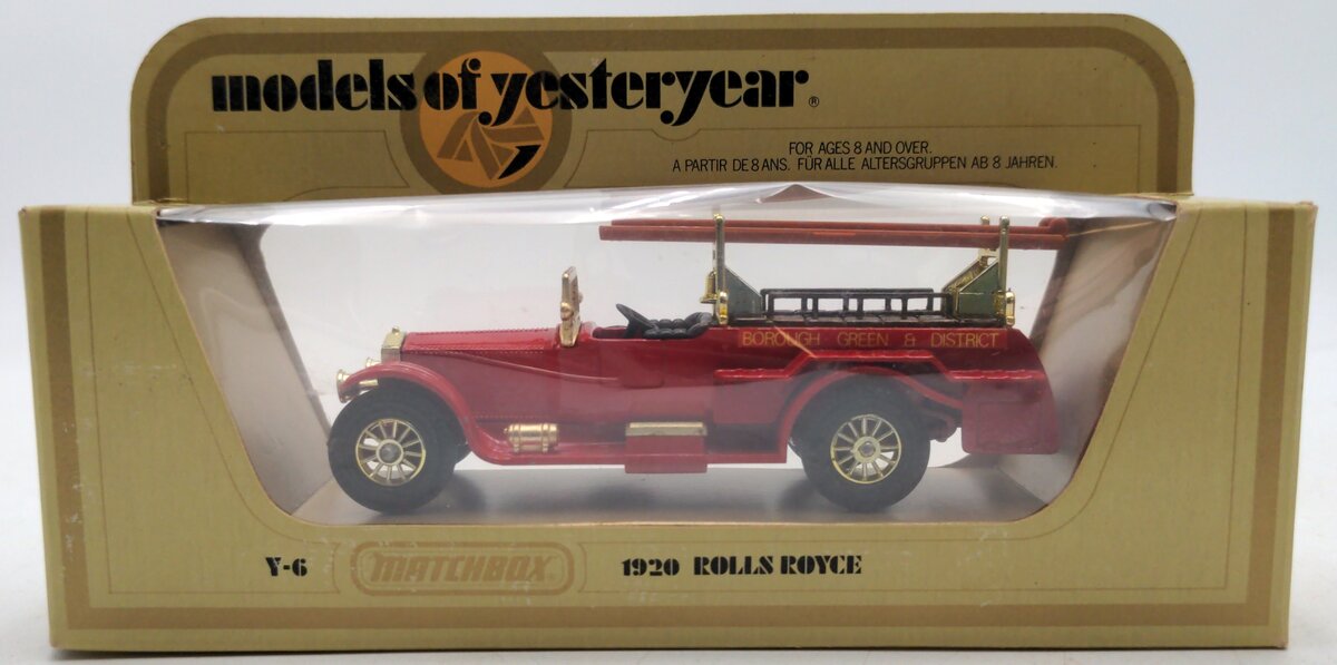 Matchbox Y-6 "Borough Green & District" 1920 Rolls Royce