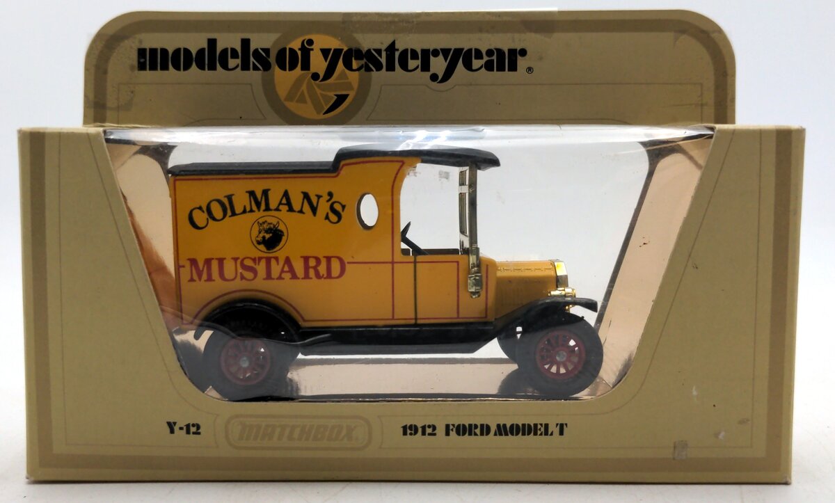 Matchbox Y-12 35:1 Models of Yesteryear Colman's Mustard 1912 Ford Model T