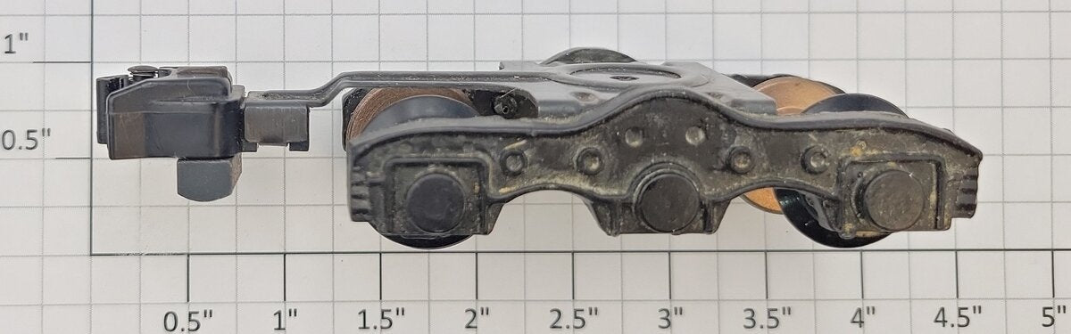American Flyer 944-4 Crane 4-Wheel Truck Assembly with Knuckle Coupler