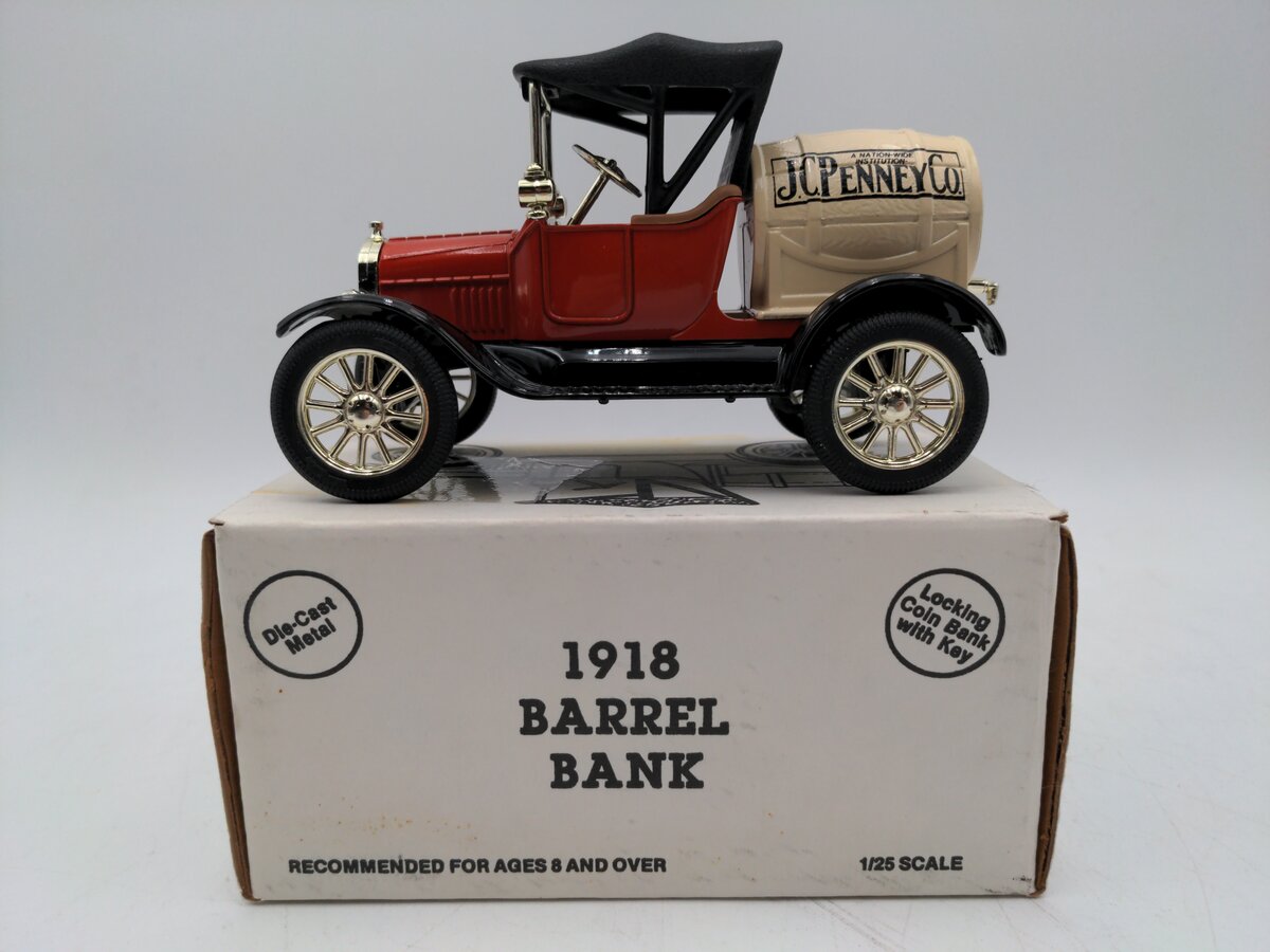 Ertl 2976UO 1/25 JC Penny 1918 Barrel Bank