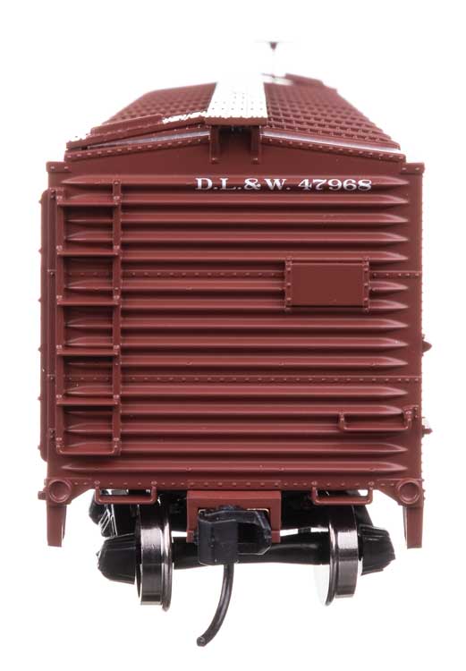 Walthers 910-41051 HO DLW 40' Steel Boxcar with Murphy Ends Ready to Run #47707