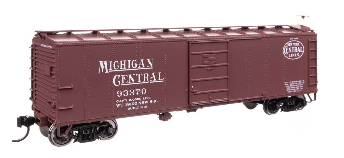 Walthers 910-41057 HO NYC/MC 40' Steel Boxcar with Murphy Ends RTR #93370
