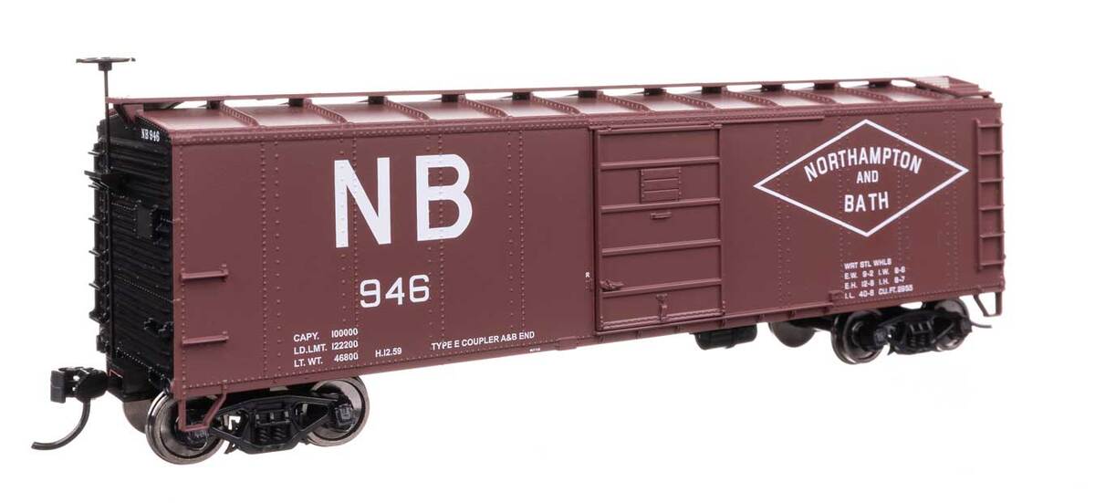 Walthers 910-41065 HO NB 40' Steel Boxcar with Murphy Ends Ready to Run #946