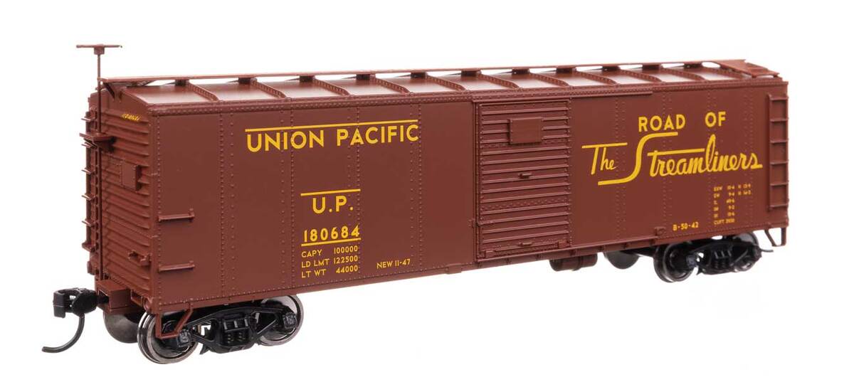 Walthers 910-41074 HO UP 40' Steel Boxcar with Murphy Ends Ready to Run #180690