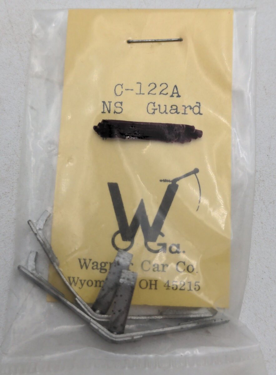 Wagner Car Co. C-122A O Scale Third Rail Bars NS Guard 2 PCS