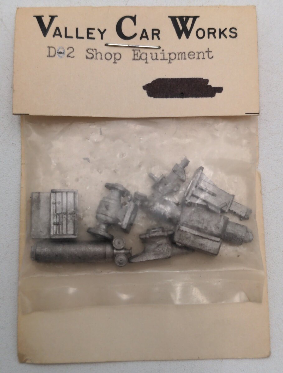 The Valley Car Works D-2 On3 Scale Shop Equipment