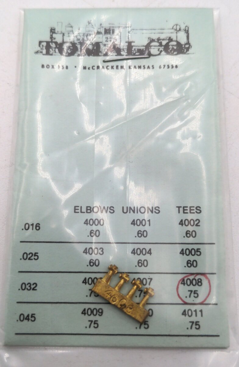 Tomalco 4008 Tees 0.032