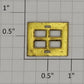 Lionel 517-3 Brass Caboose Window