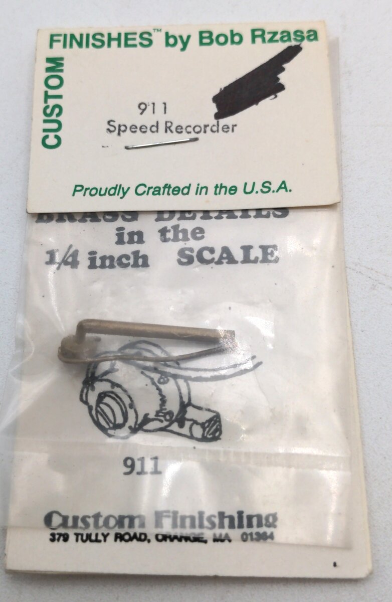 Custom Finishing 911 O Scale Speed Recorder