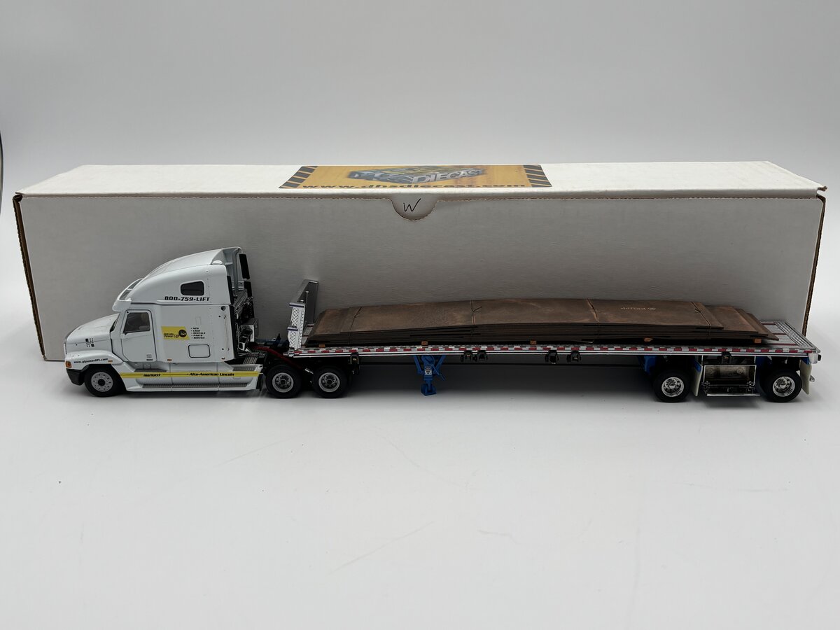 Sword Models 1:50 Scale Freightliner Century w/East Flatbed Trailer & Sheet Load
