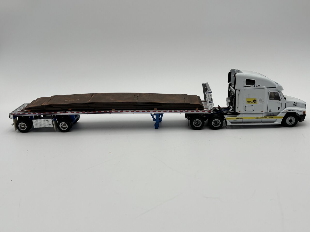 Sword Models 1:50 Scale Freightliner Century w/East Flatbed Trailer & Sheet Load