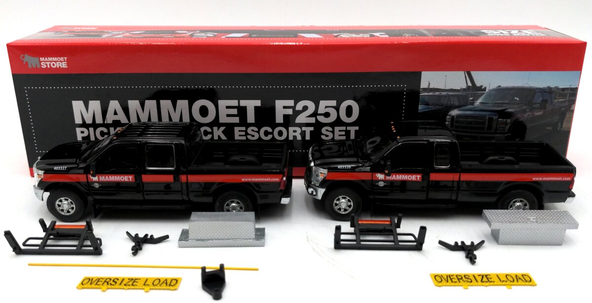 Sword Models M410217 1:50 Scale Mammoet F250 Pickup Truck Escort Set