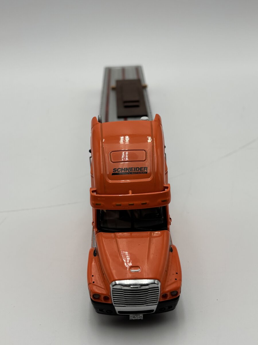 Sword Models 1:50 Scale Schneider Freightliner w/Flatbed & Small Sheet Load
