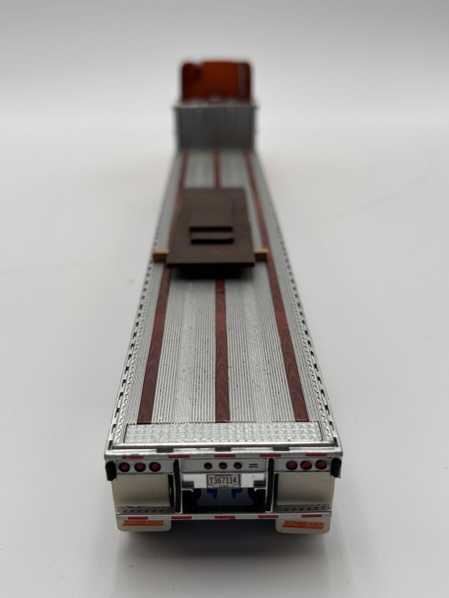 Sword Models 1:50 Scale Schneider Freightliner w/Flatbed & Small Sheet Load