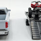 New-Ray 19535B 1:43 2014 Chevy Silverado With Trailer And ATV