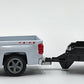 New-Ray 19535B 1:43 2014 Chevy Silverado With Trailer And ATV