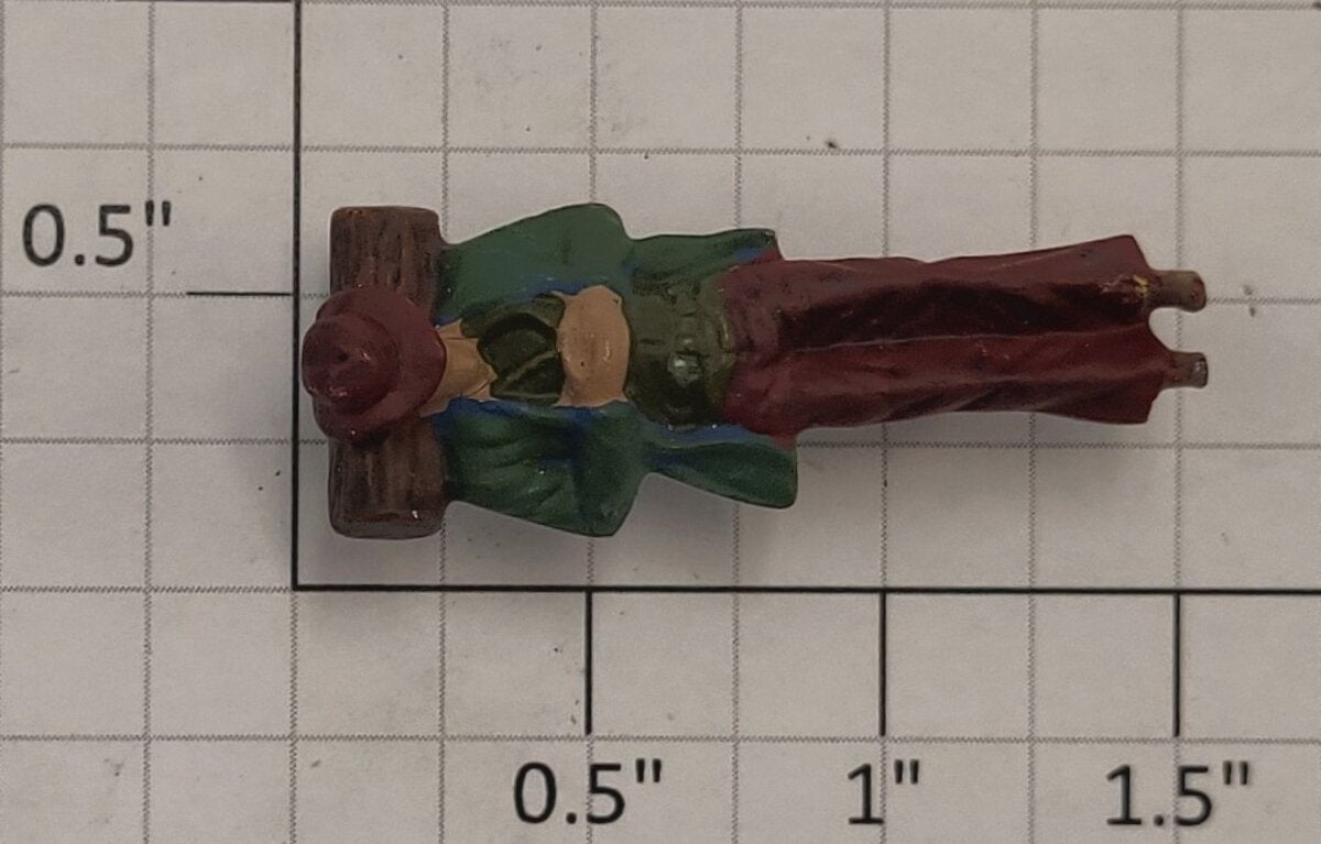 Lionel 32987-20X Die Cast Sleeping Green Jacket Hobo Figure