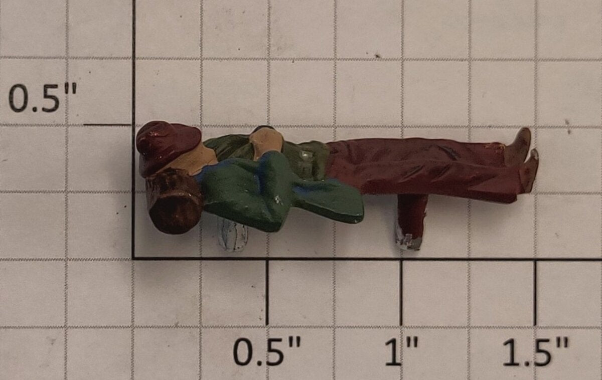 Lionel 32987-20X Die Cast Sleeping Green Jacket Hobo Figure