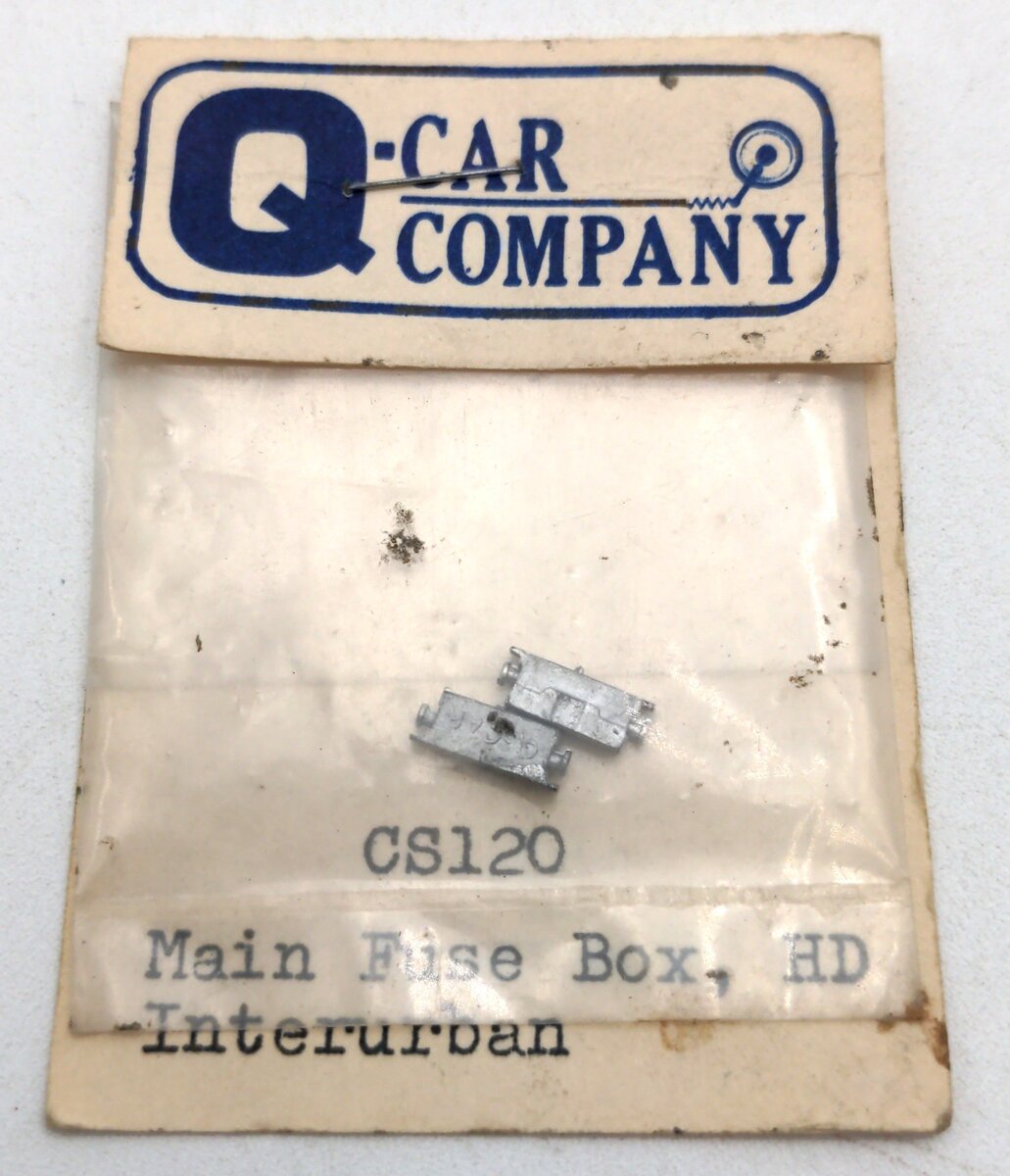 Q-Car Company CS120 O Scale Main Fuse Box, HD Interurban