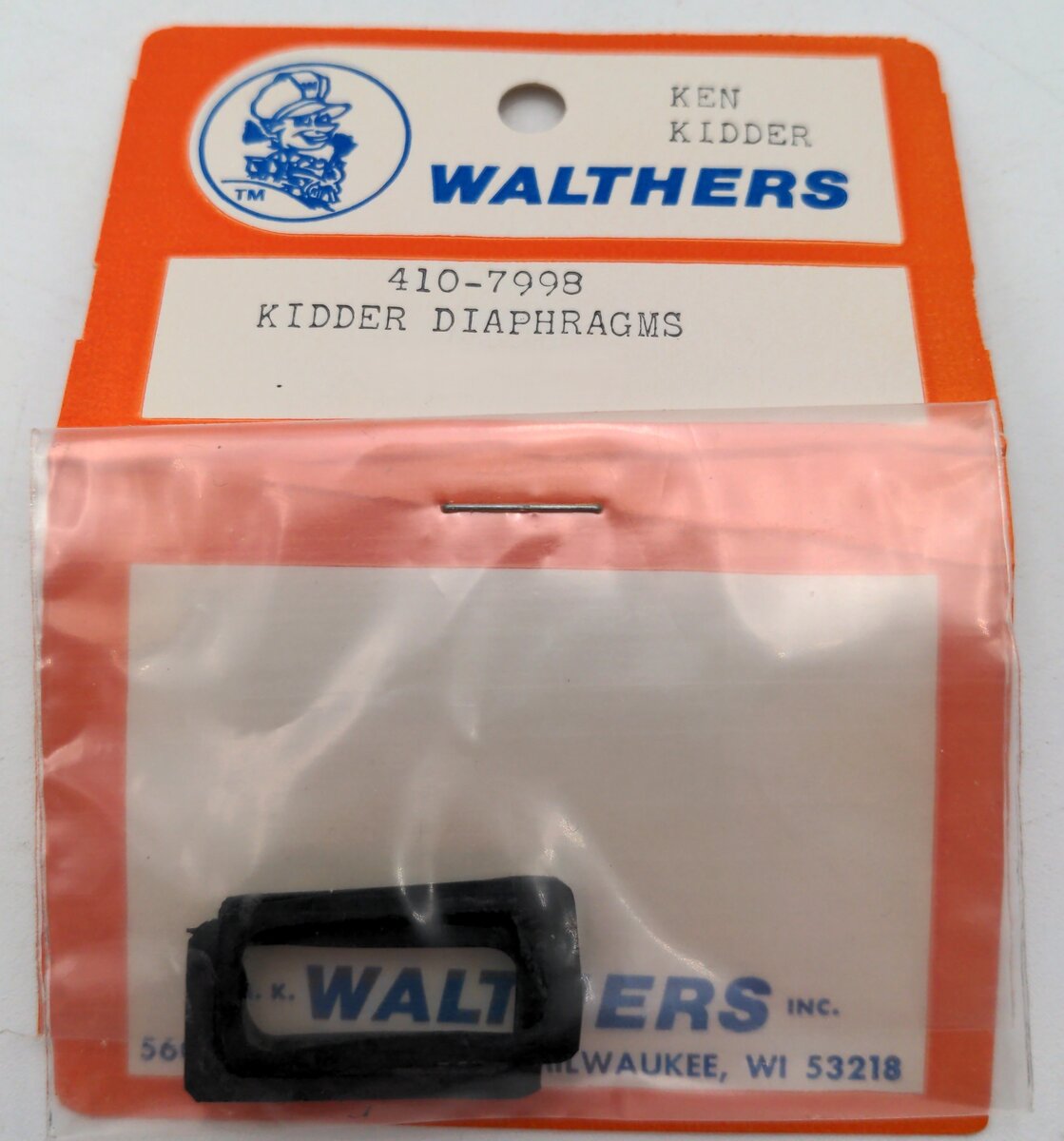 Walthers 410-7998 HO Scale Kidder Diaphragms