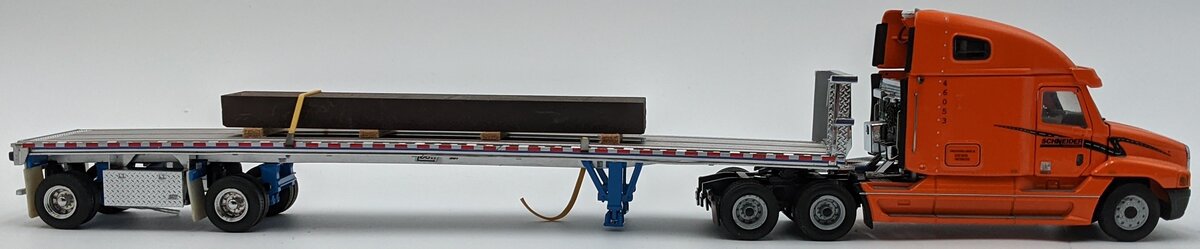 Sword Models 1:50 Scale Schneider Freightliner & Flatbed w/Load