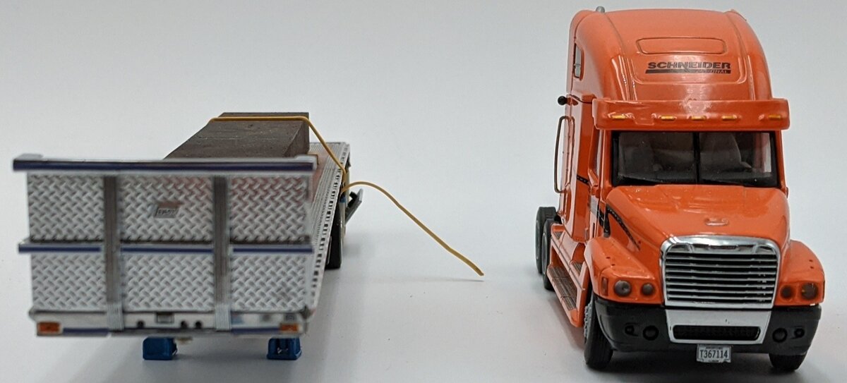 Sword Models 1:50 Scale Schneider Freightliner & Flatbed w/Load