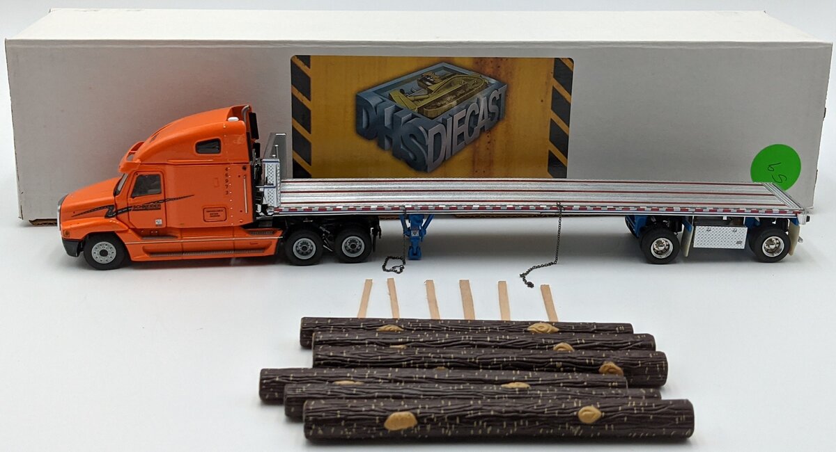 Sword Models 1:50 Scale Schneider Freightliner & Flatbed w/Log Load