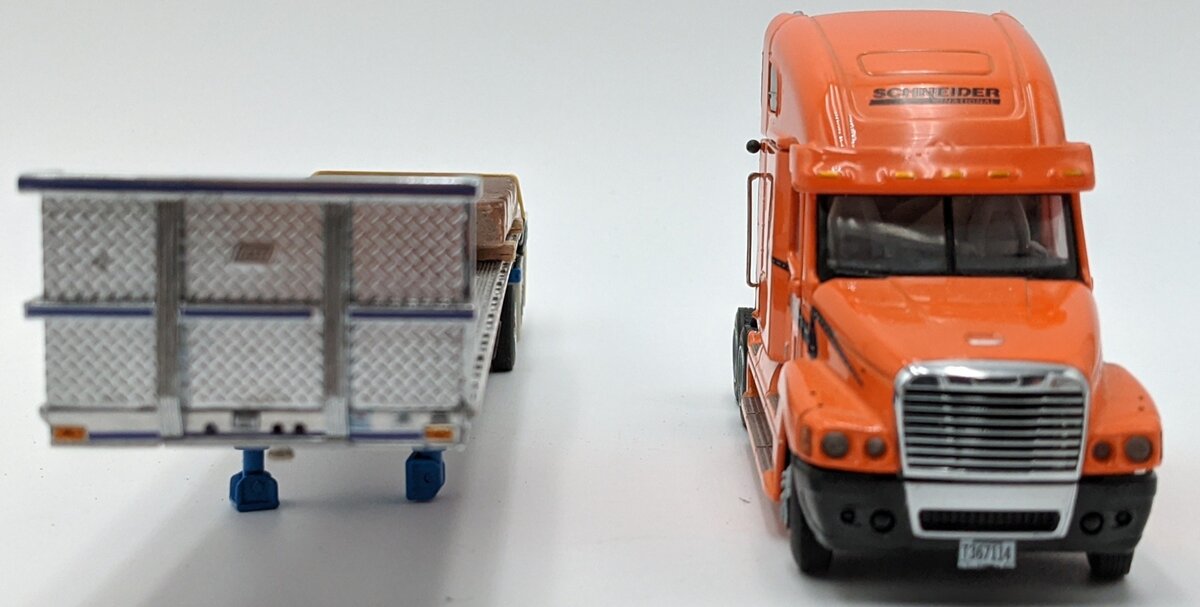Sword Models 1:50 Scale Schneider Freightliner & Flatbed w/Stone Load