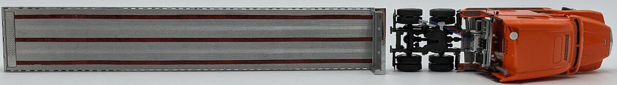 Sword Models 1:50 Scale Schneider Freightliner & Flatbed w/Pipe Load