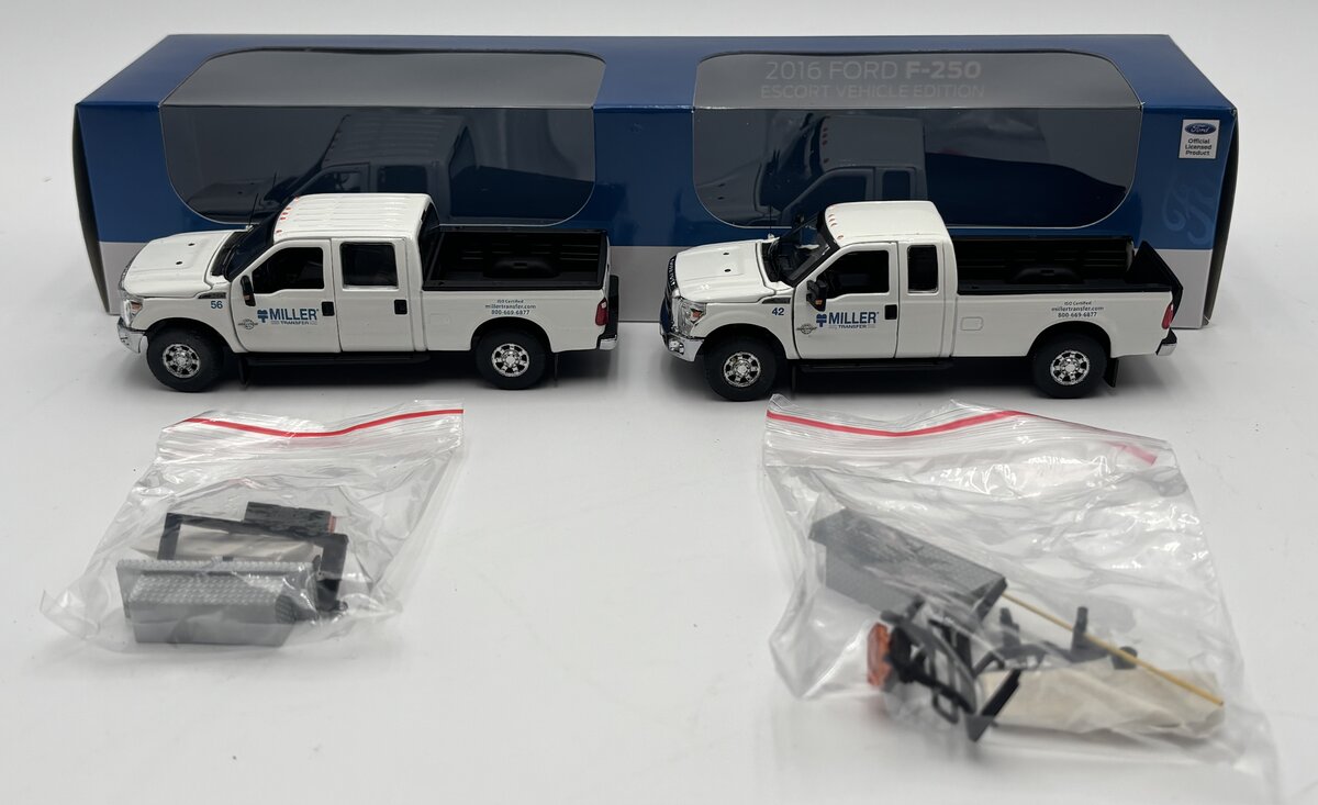 Sword Models SW1300-MIL 1:50 2016 Ford F-250 Set-Miller Transfer Escort Set LN/Box