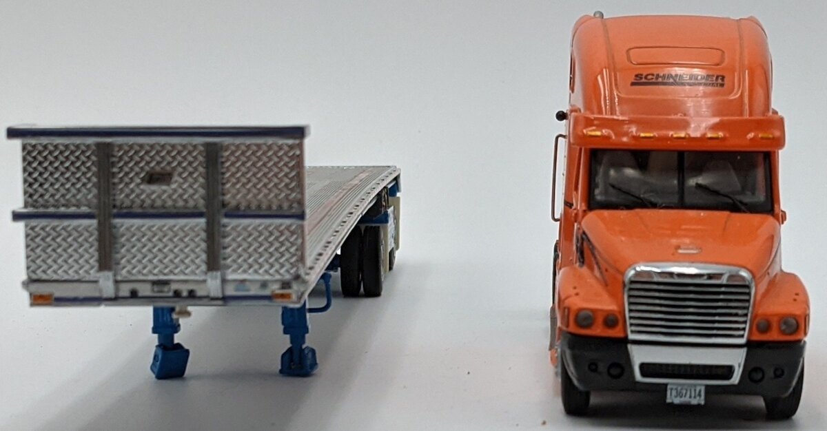 Sword Models 1:50 Scale Schneider Freightliner & Flatbed w/Stone Slabs Load