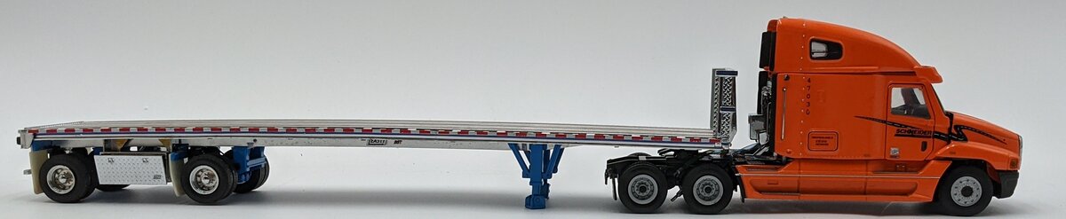 Sword Models 1:50 Scale Schneider Freightliner & Flatbed w/Pipe Load