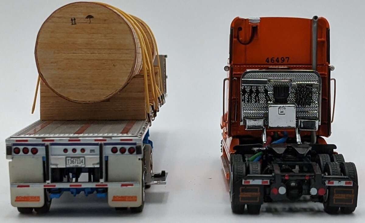 Sword Models 1:50 Scale Schneider Freightliner & Flatbed w/Turbine Load