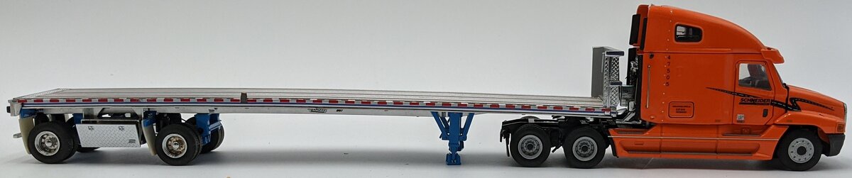 Sword Models 1:50 Scale Schneider Freightliner & Flatbed w/Wood Load