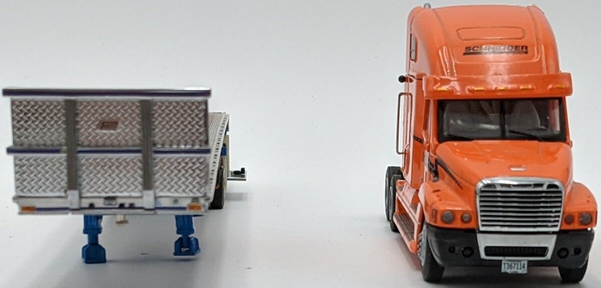 Sword Models 1:50 Scale Schneider Freightliner & Flatbed w/Wood Load