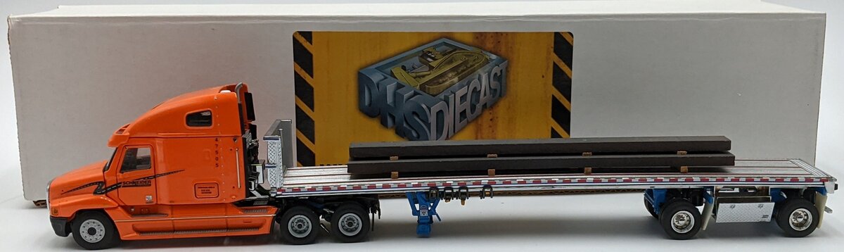 Sword Models 1:50 Scale Schneider Freightliner & Flatbed w/Wood Load
