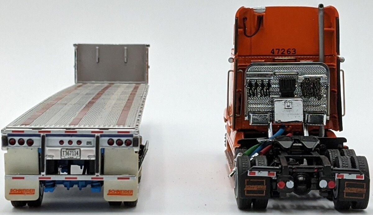 Sword Models 1:50 Scale Schneider Freightliner & Flatbed w/Copper Pipe Load