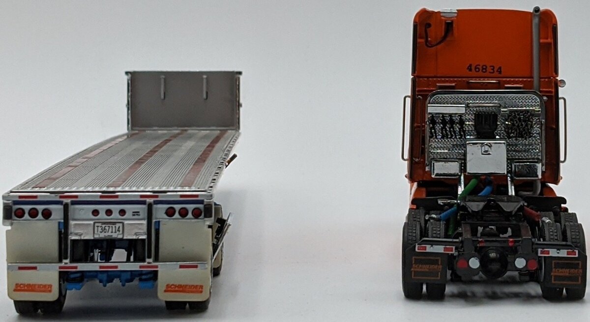 Sword Models 1:50 Scale Schneider Freightliner & Flatbed w/2 Stone Pallets Load