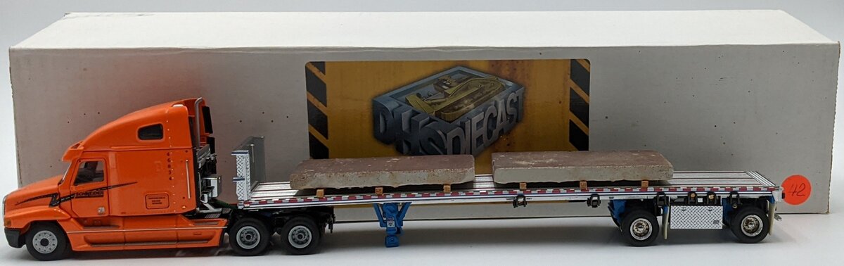 Sword Models 1:50 Scale Schneider Freightliner & Flatbed w/2 Stone Pallets Load